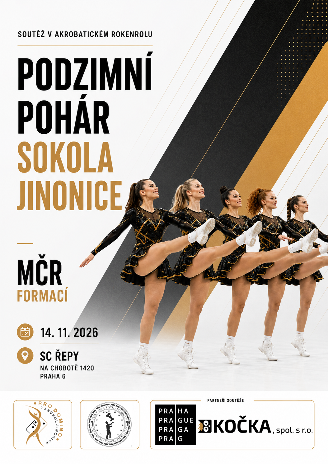 Plakát pro Podzimní pohár Sokola Jinonice