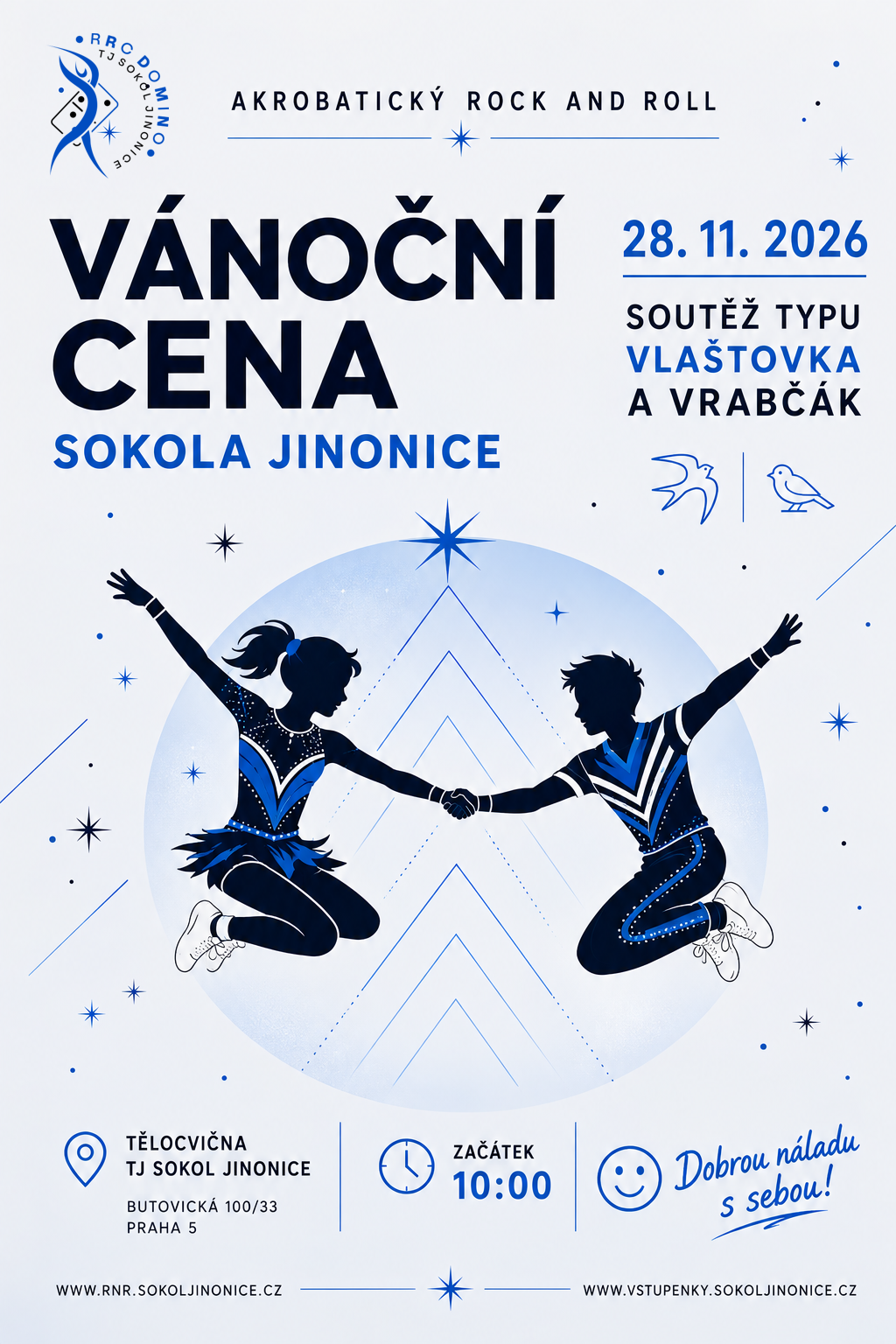 Plakát pro Vánoční cena Sokola Jinonice