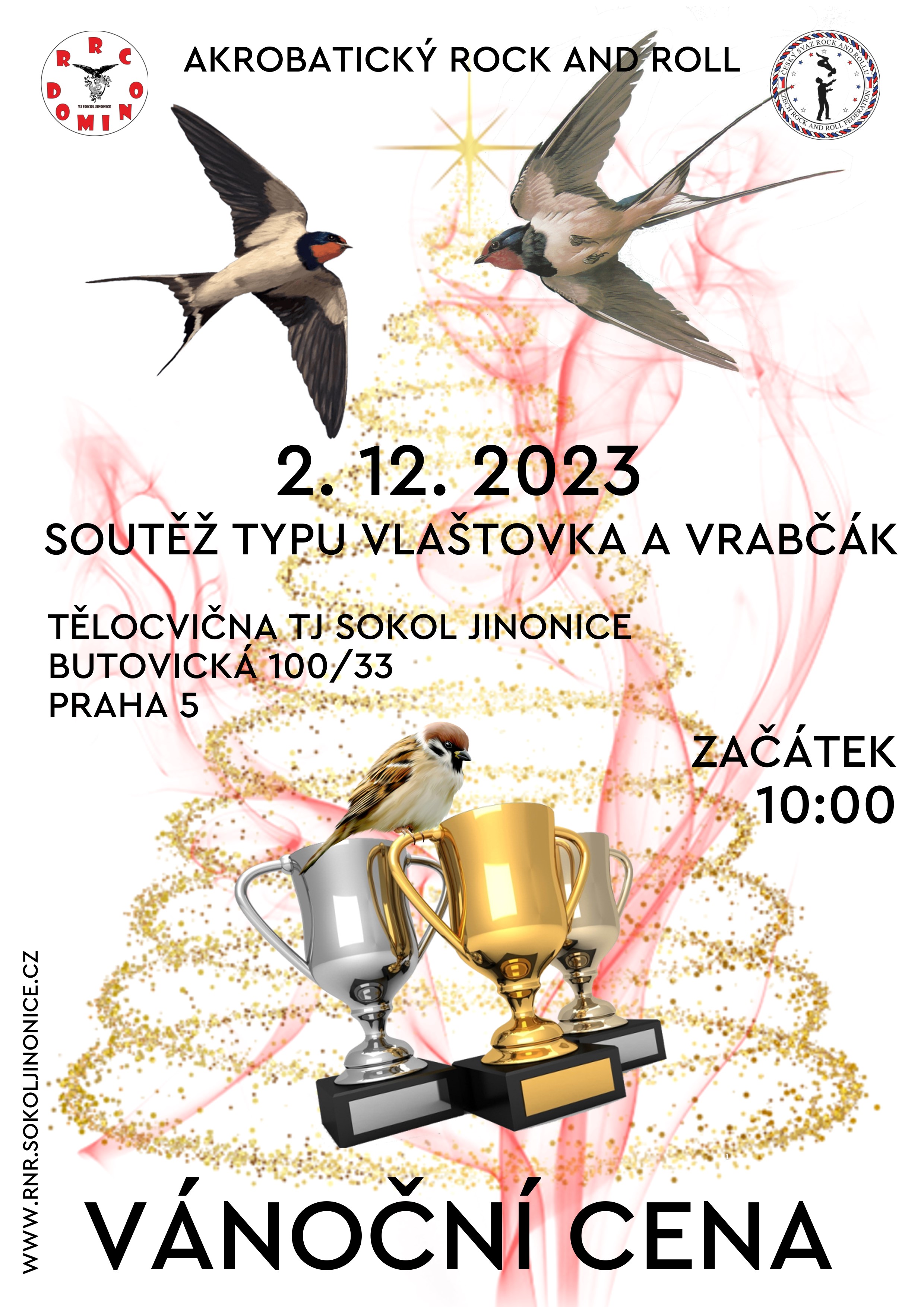 Plakát pro VÁNOČNÍ CENA Sokola Jinonice