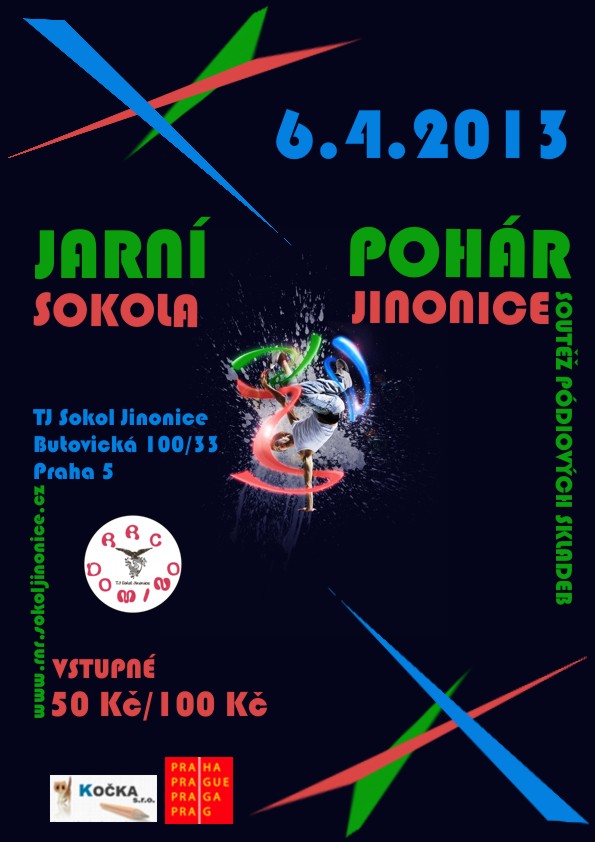 Plakát pro Jarní Pohár Sokola Jinonice