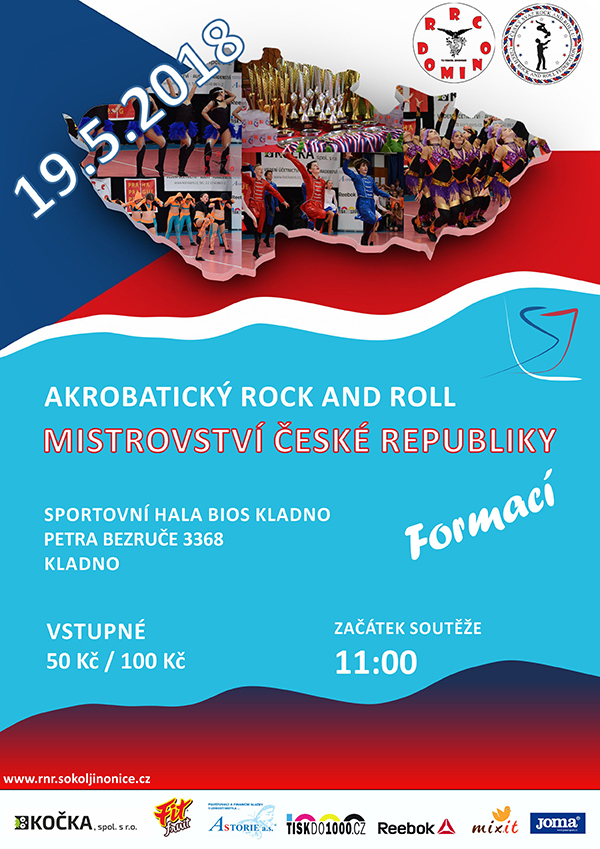 Plakát pro Mistrovství ČR formací