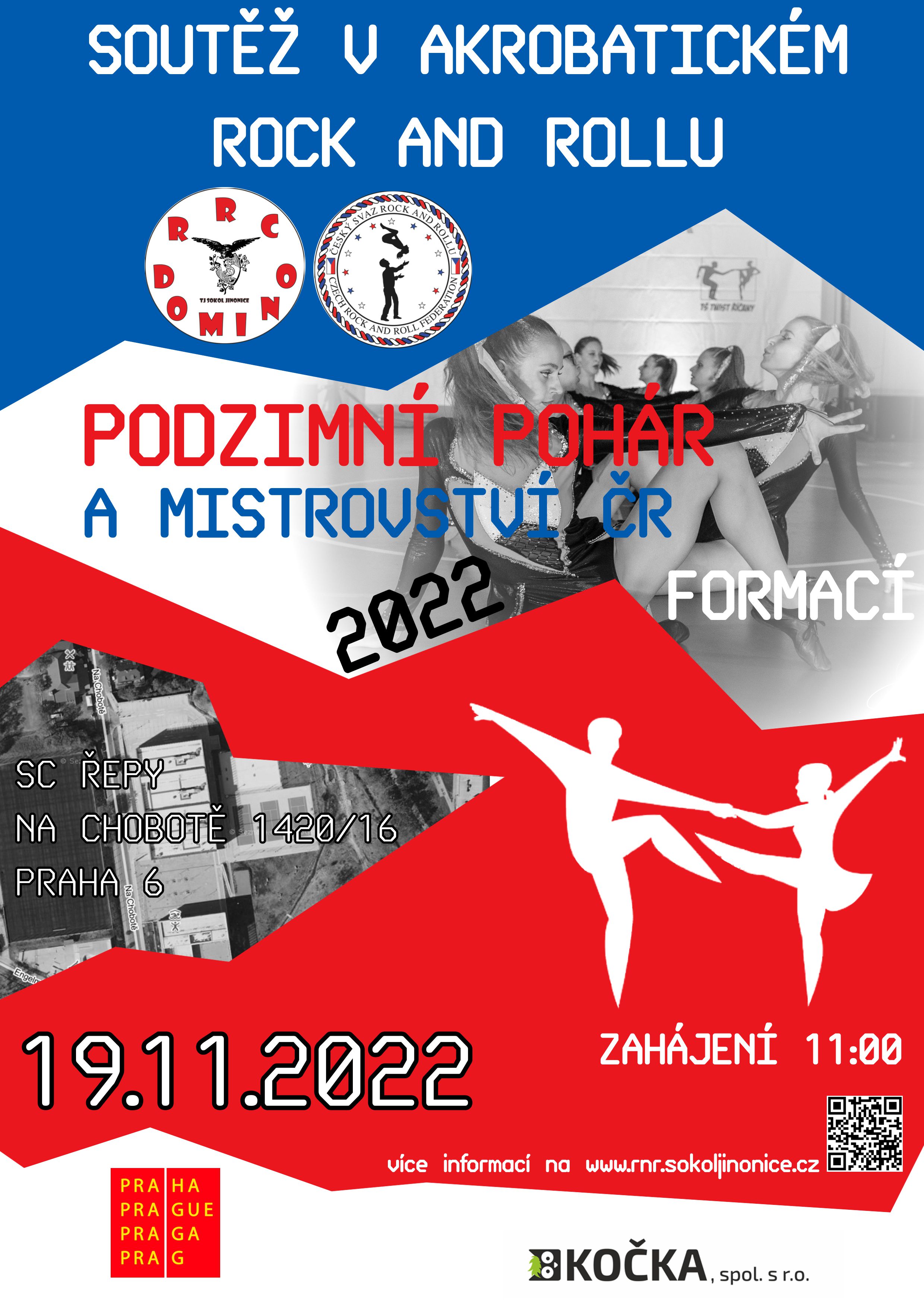Plakát pro Podzimní pohár Sokola Jinonice