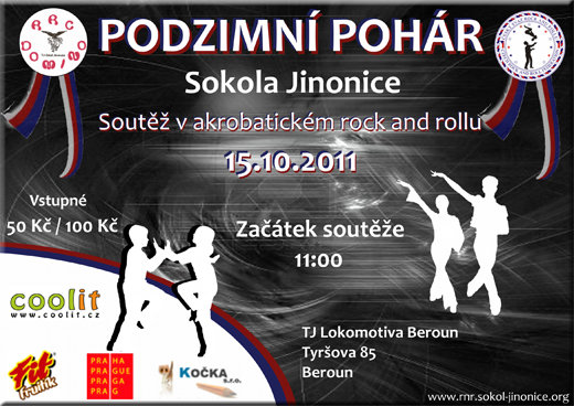 Plakát pro Podzimní Pohár Sokola Jinonice