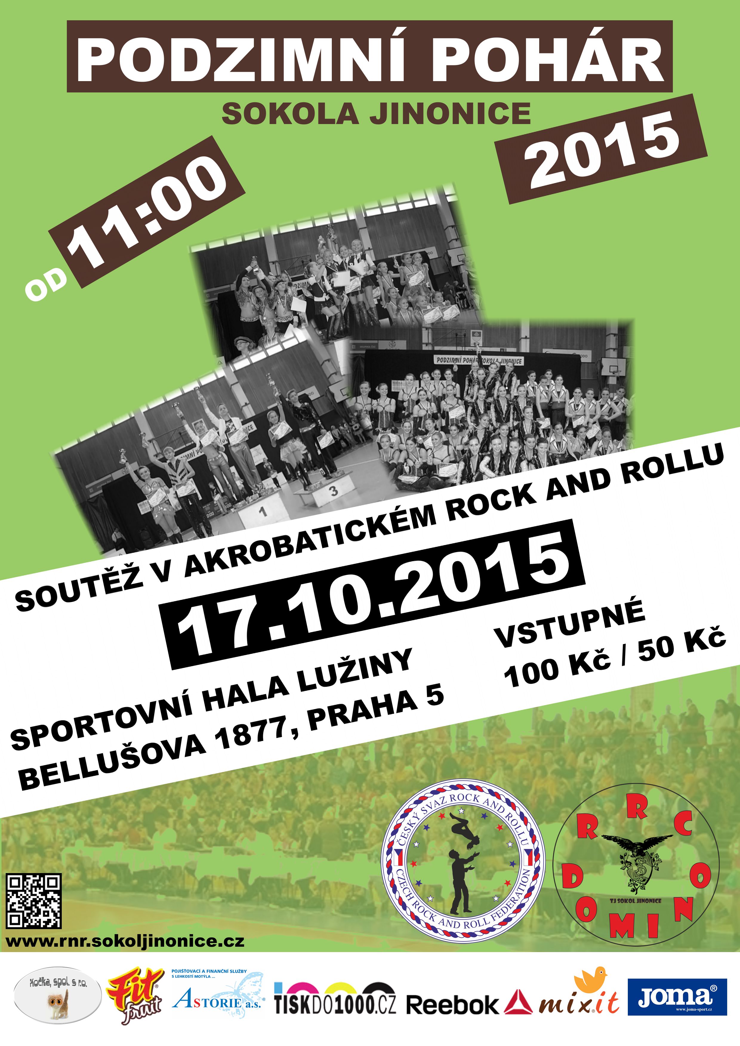 Plakát pro Podzimní Pohár Sokola Jinonice