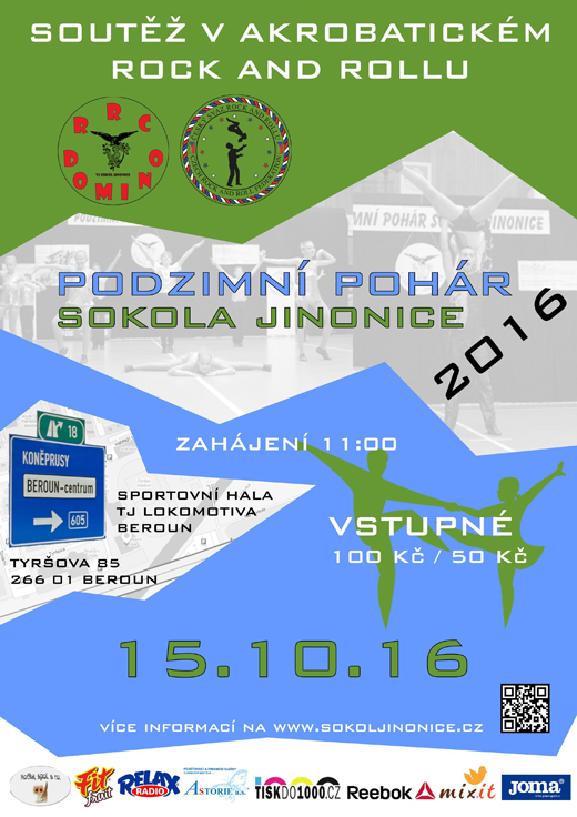Plakát pro Podzimní Pohár Sokola Jinonice
