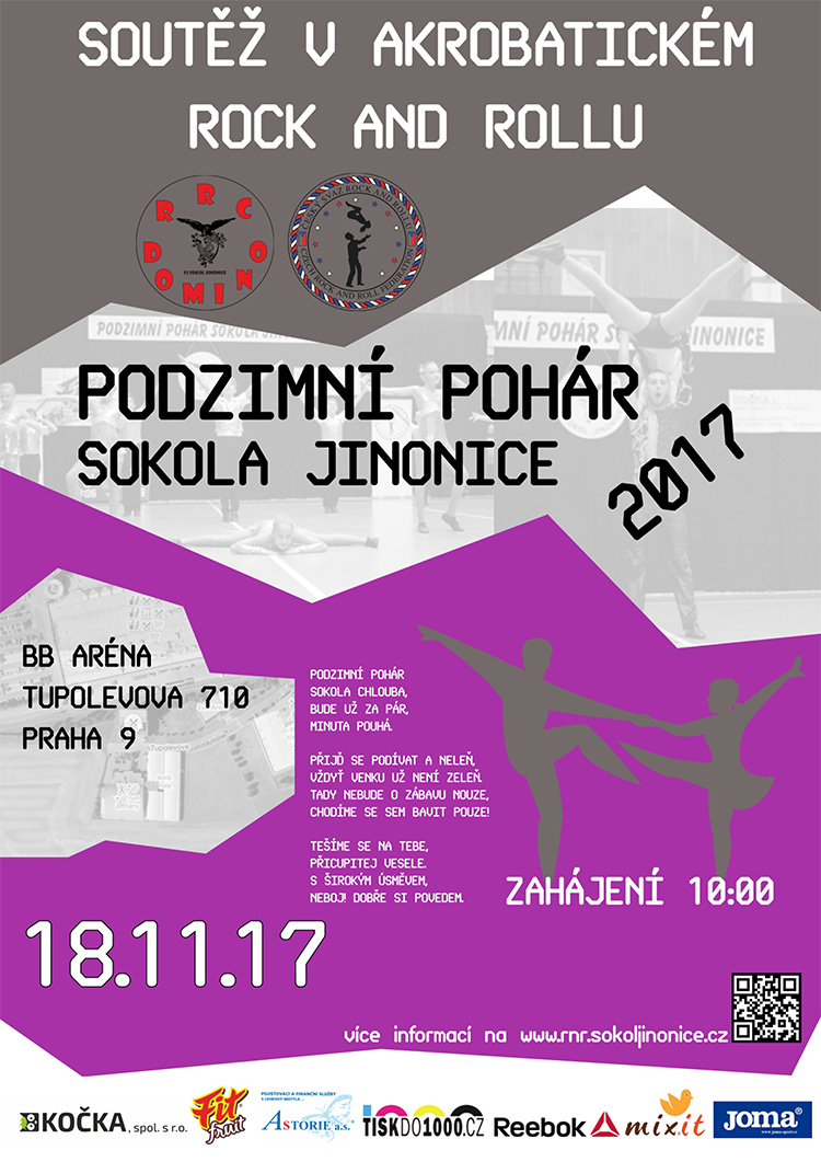 Plakát pro Podzimní Pohár Sokola Jinonice