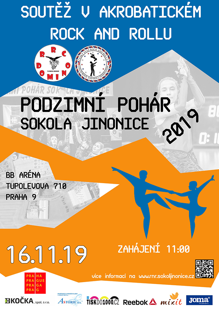 Plakát pro Podzimní Pohár Sokola Jinonice