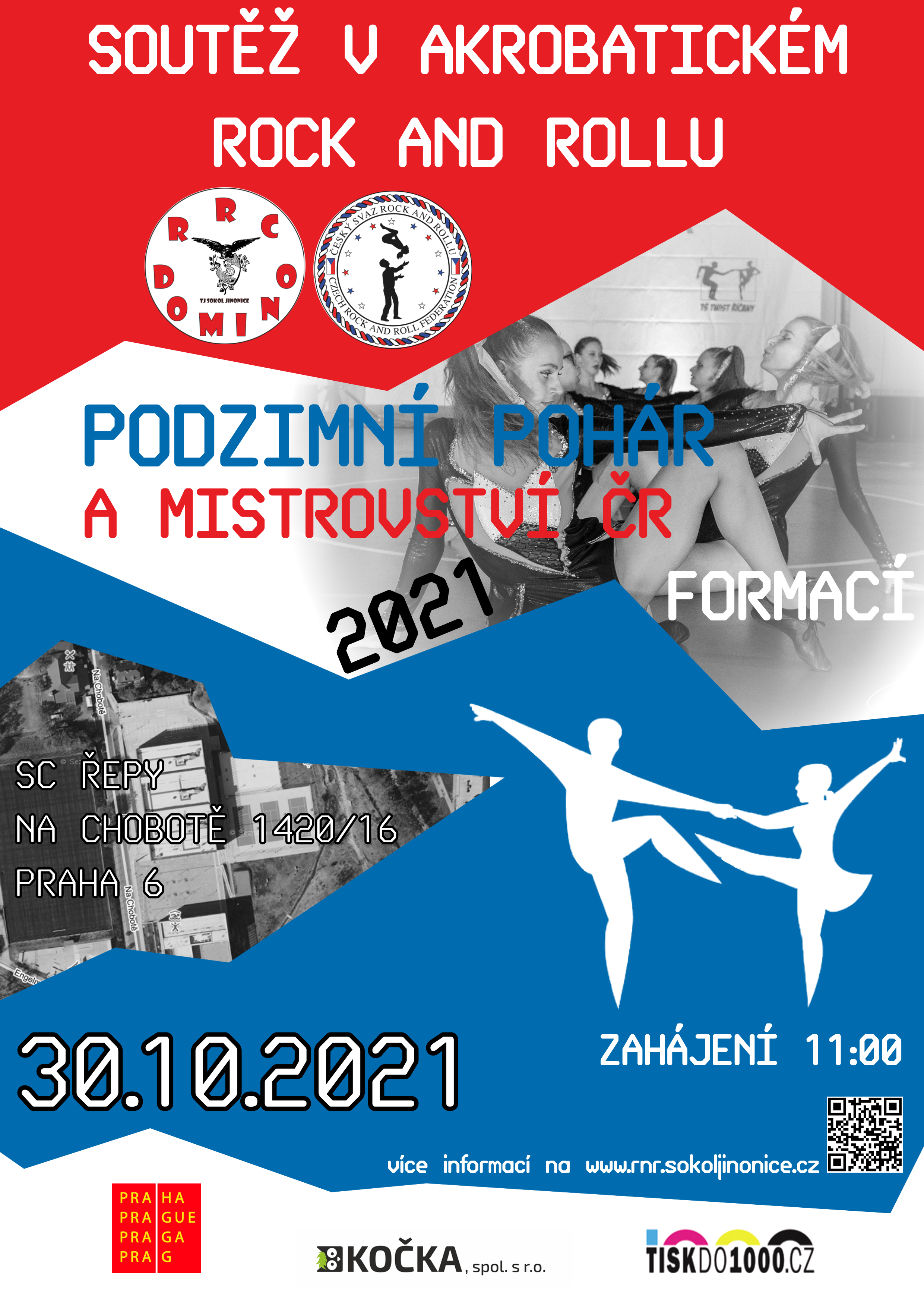 Plakát pro Podzimní Pohár Sokola Jinonice