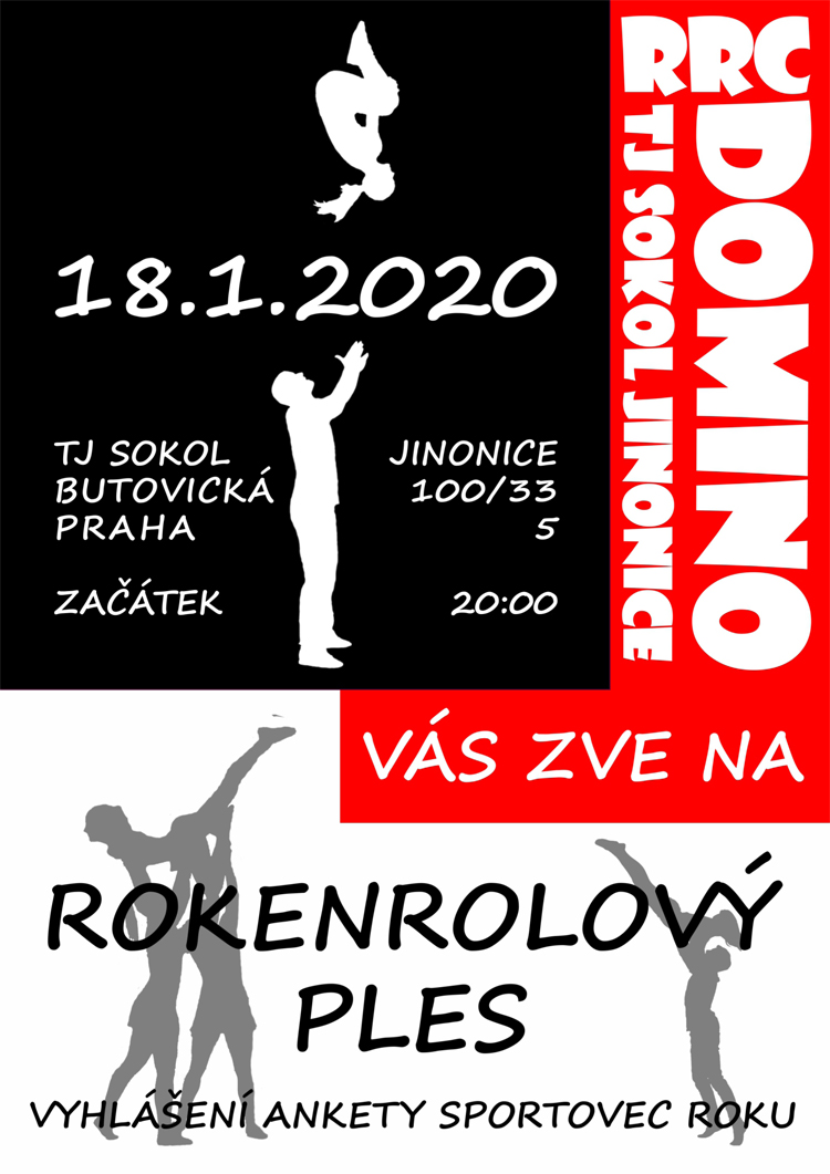 Plakát pro Rokenrolový ples